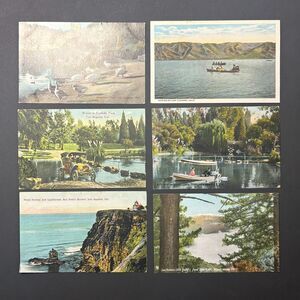 Vintage Southern California Points of Interest Postcards. (6)